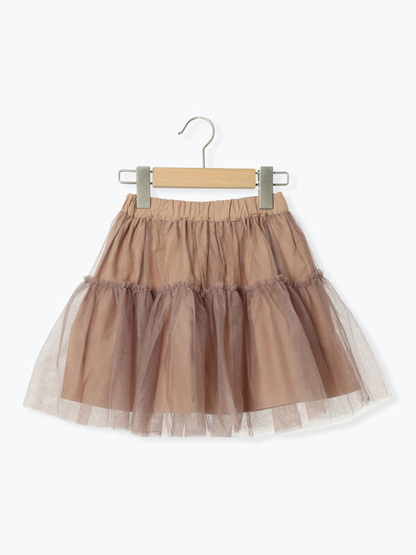 セール】 チュールスカート（モカ/キナリ/ボトムス/スカート