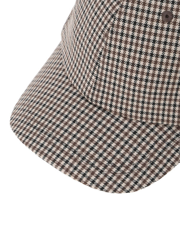 セール】 チェックリボンキャップ（ボルドー/ブラウン/アクセサリー