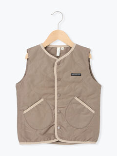 【新品未使用タグ付き】カベサロッソ　ストライプキルティングベスト 新品未使用タグ付き】カベサロッソ ストライプキルティングベスト