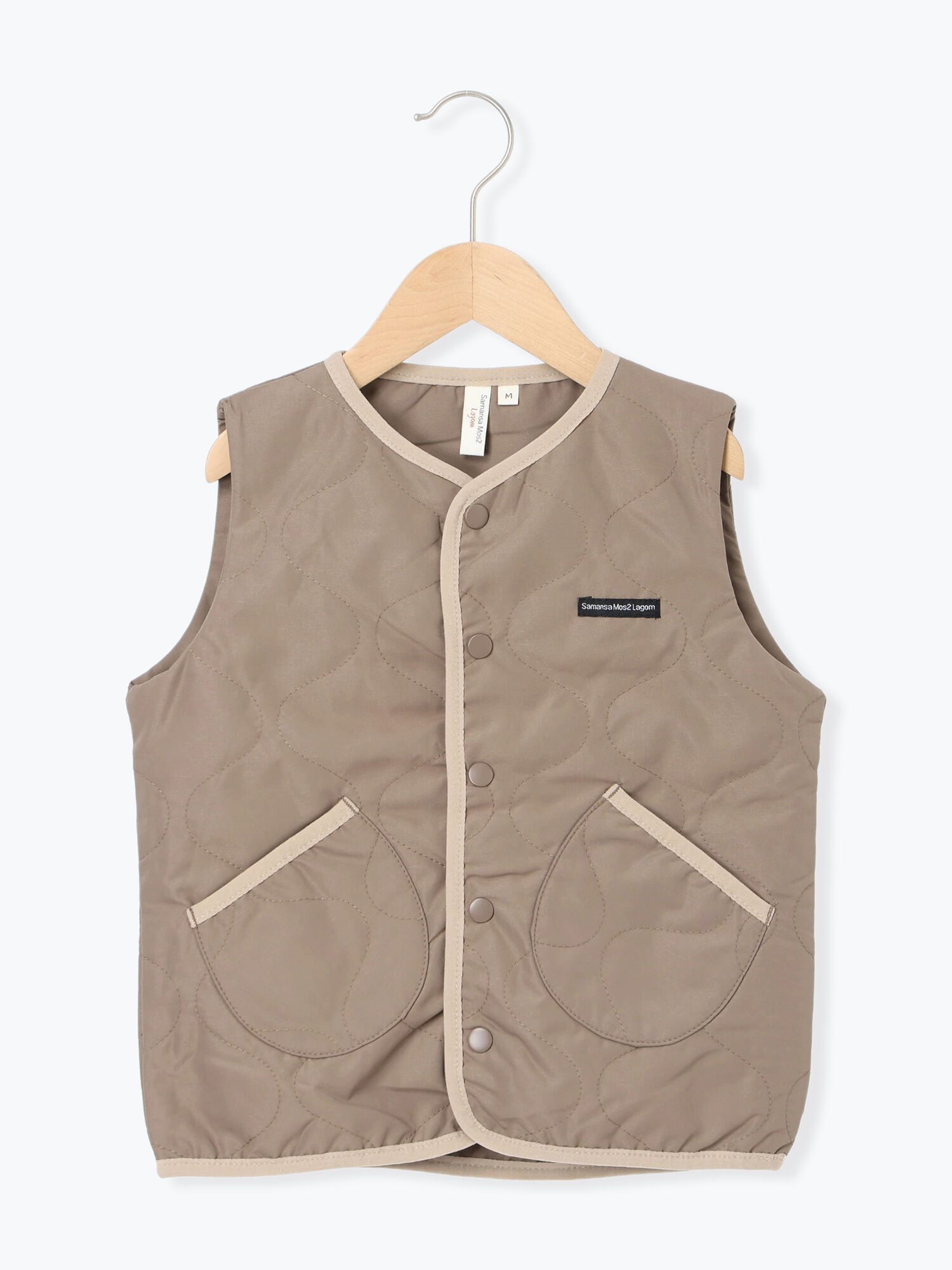 MOI モイ キルトベスト セール】 キルティングベスト（ダークブラウン/カーキ/アウター/ベスト