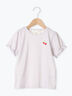 ◎チェリー刺繍ギンガムチェックTシャツ（ラベンダー）｜Samansa Mos2 Lagom（KIDS）（サマンサモスモス ラーゴム）通販