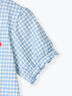 ◎チェリー刺繍ギンガムチェックTシャツ（ブルー/ラベンダー）｜Samansa Mos2 Lagom（KIDS）（サマンサモスモス ラーゴム）通販