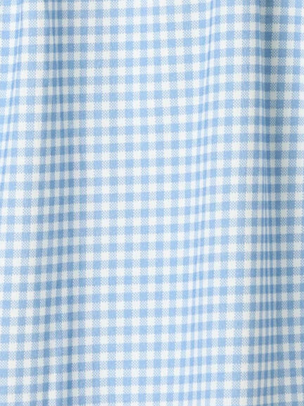 ◎チェリー刺繍ギンガムチェックTシャツ（ブルー/ラベンダー）｜Samansa Mos2 Lagom（KIDS）（サマンサモスモス ラーゴム）通販