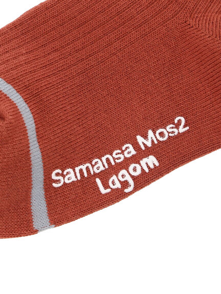 メローソックス（レッド/ブラウン/キナリ）｜Samansa Mos2 Lagom（KIDS）（サマンサモスモス ラーゴム）通販