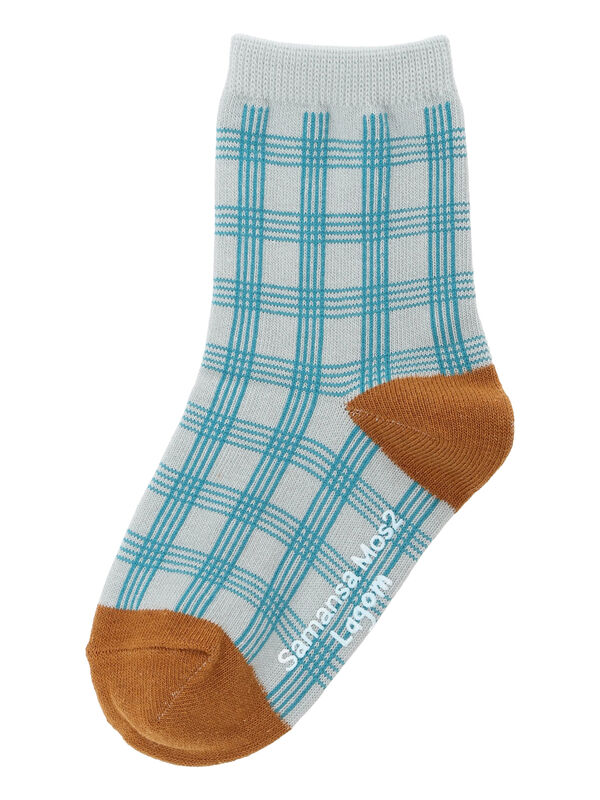 チェック柄ソックス（ボルドー/マスタード/ブルー）｜Samansa Mos2 Lagom（KIDS）（サマンサモスモス ラーゴム）通販