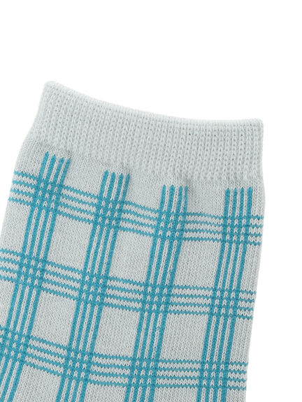 チェック柄ソックス（ボルドー/マスタード/ブルー）｜Samansa Mos2 Lagom（KIDS）（サマンサモスモス ラーゴム）通販