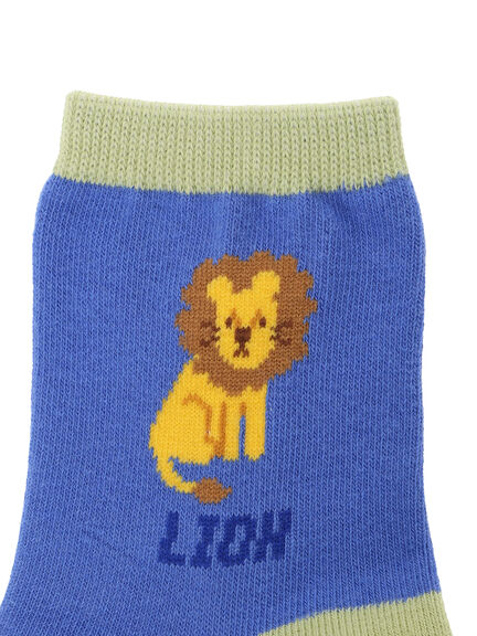 アニマルモチーフソックス（オレンジ/グリーン/ブルー）｜Samansa Mos2 Lagom（KIDS）（サマンサモスモス ラーゴム）通販