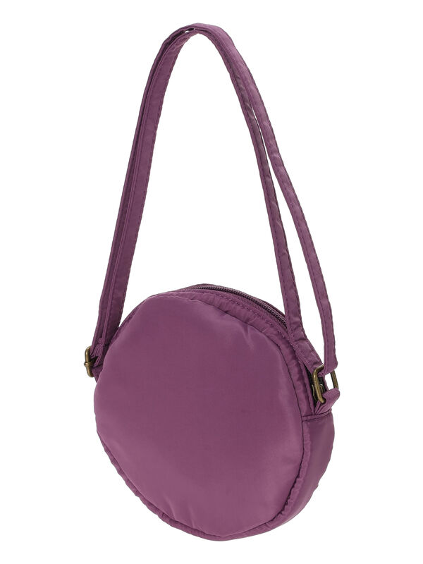 セール】 チェリー刺繍ポシェット（パープル/キナリ/バッグ/バッグ