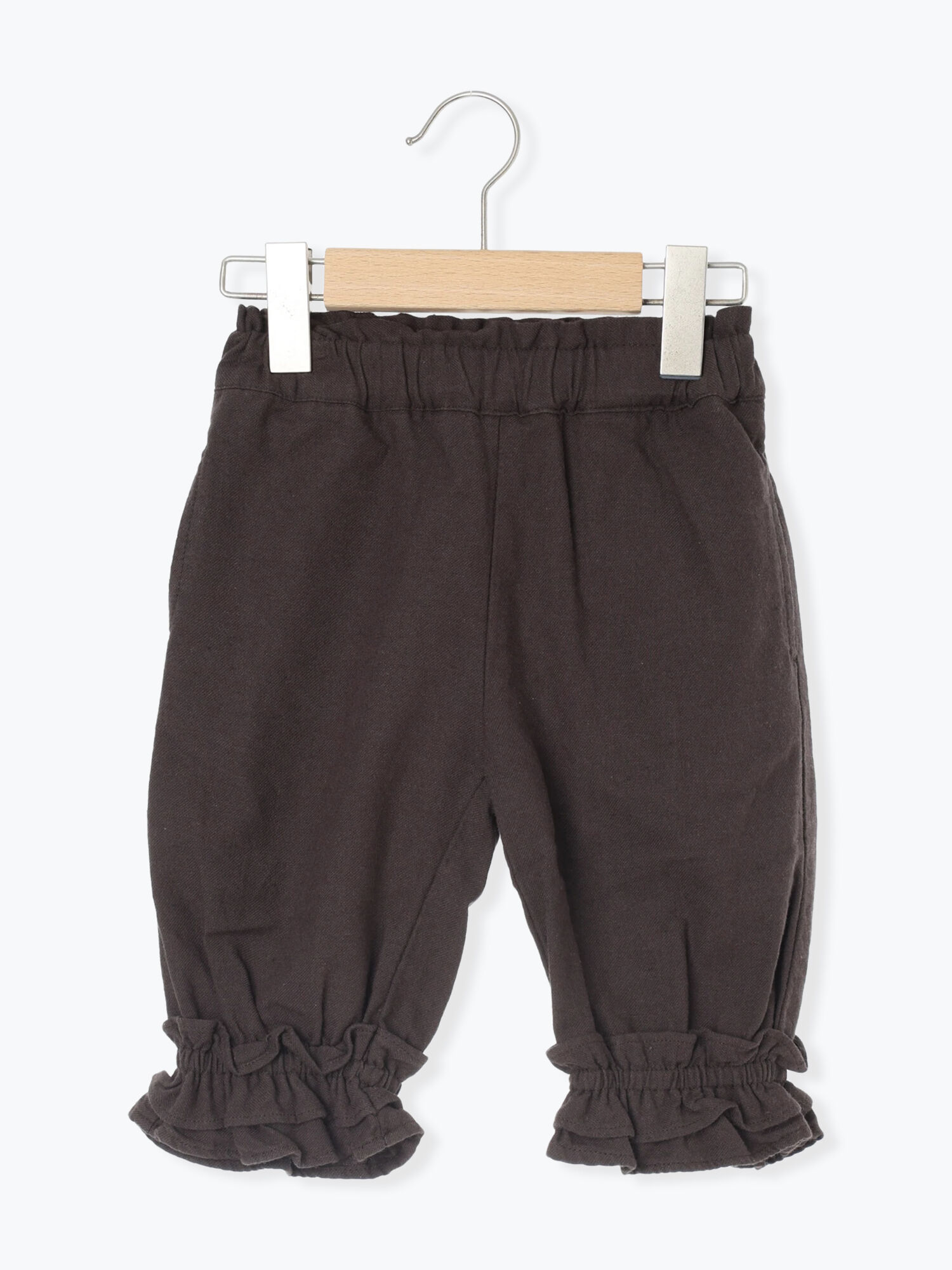 新品☆SM2 裾フリルパンツ 立川限定】リネン裾フリルパンツ（オフ