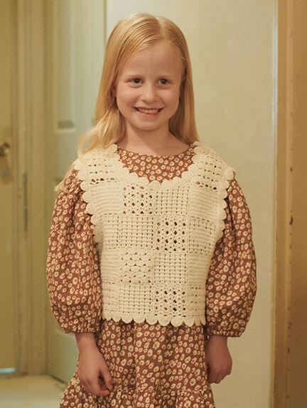 サマンサモスモス　手編みベスト サマンサモスモス 手編みベスト ベスト(ホワイト/白系