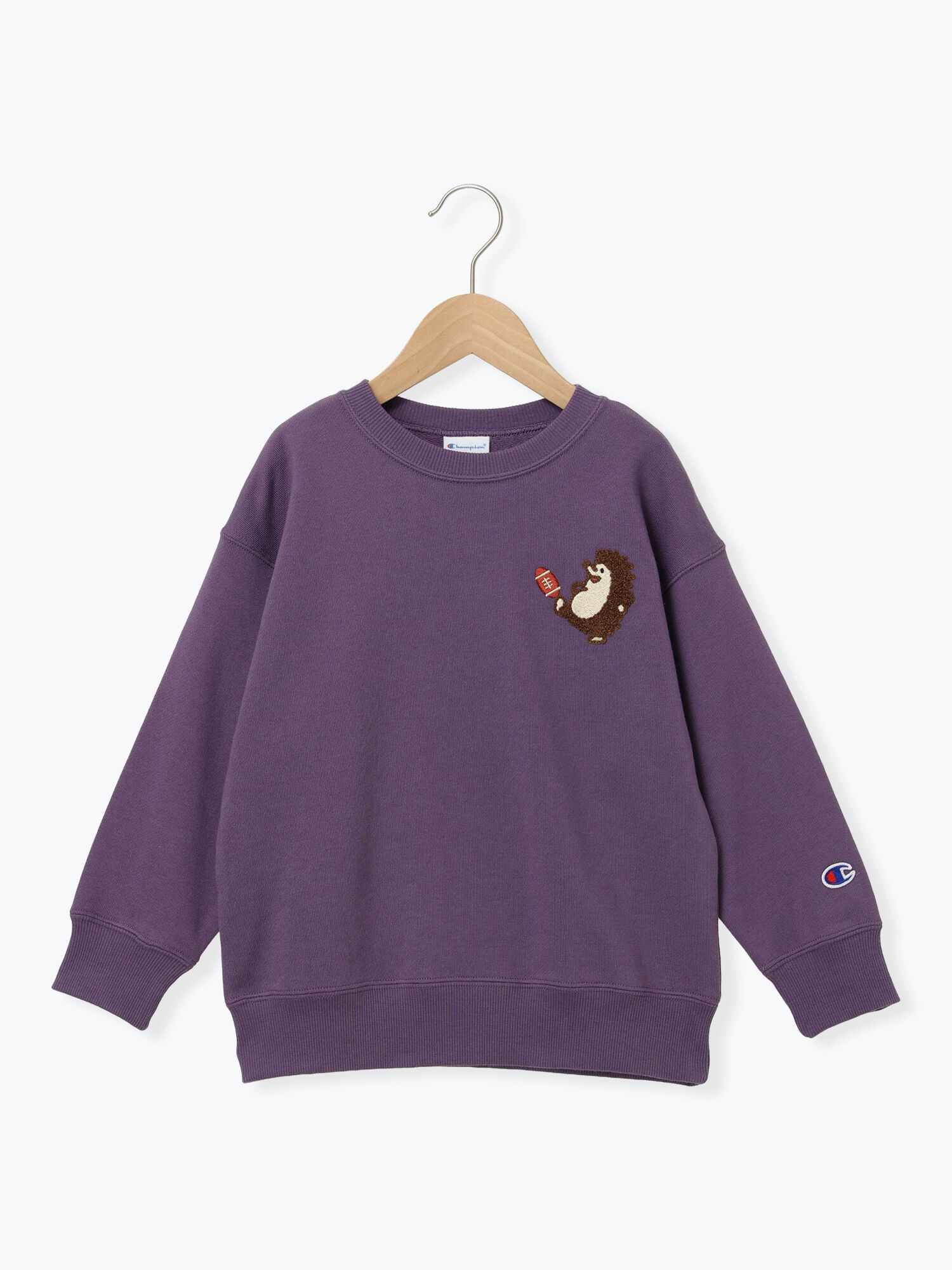Champion別注】さがら刺繍トレーナー（グリーン/パープル/キナリ