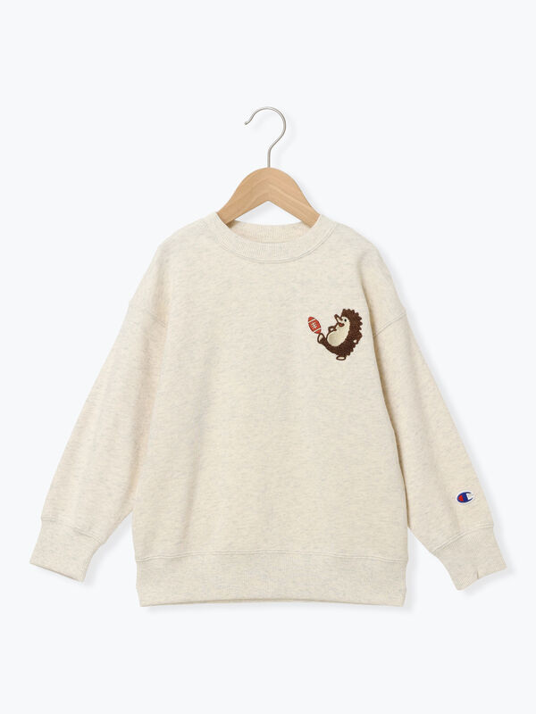 Champion別注】さがら刺繍トレーナー（グリーン/パープル/キナリ