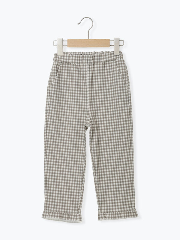 Liilu お花刺繍 パンツ　2y Samansa Mos2｜【M/Lサイズ】花刺繍パンツ | Rakuten Fashion(楽天