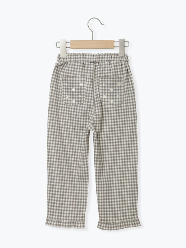 ギャルソン AD2002 田中オム 総柄刺繍 ラメ 製品洗い加工 パンツ ギャルソン AD2002 田中オム 総柄刺繍 ラメ 製品洗い加工 パンツ