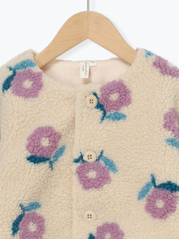 ジャカードボアブルゾン（ベージュ/ネイビー/アウター/ブルゾン