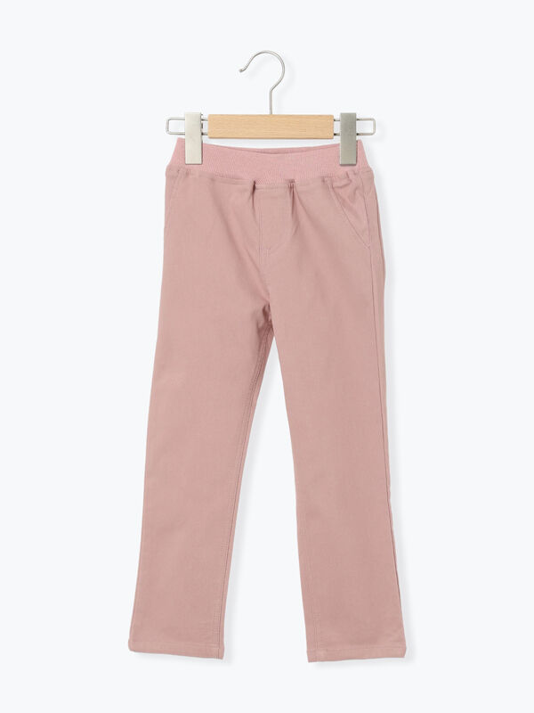 セール】 裏起毛ストレッチパンツ（チャコールグレー/ピンク/レッド