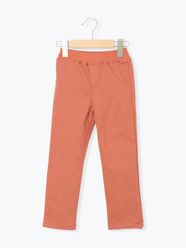 セール】 裏起毛ストレッチパンツ（チャコールグレー/ピンク/レッド