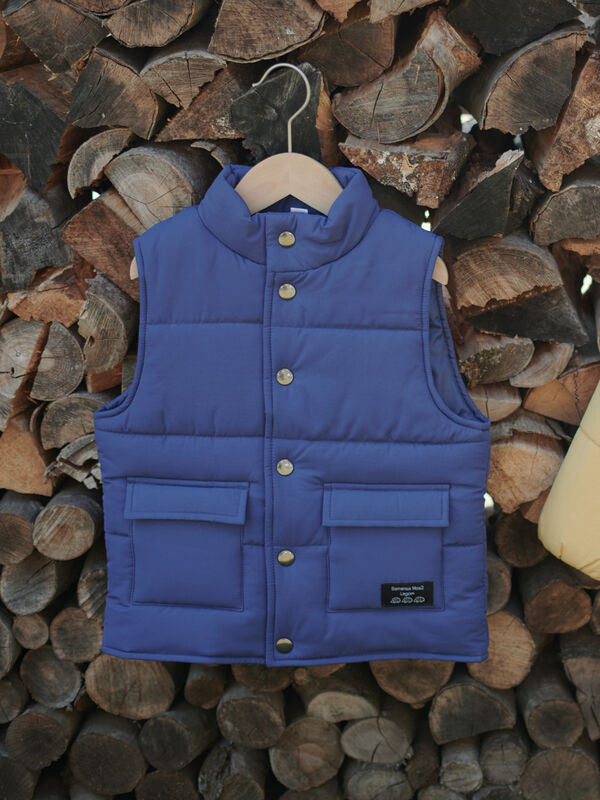 【撥水】中綿ベスト（ネイビー）｜Samansa Mos2 Lagom（KIDS）（サマンサモスモス ラーゴム）通販