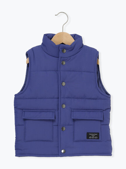 【撥水】中綿ベスト（グリーン/ネイビー）｜Samansa Mos2 Lagom（KIDS）（サマンサモスモス ラーゴム）通販