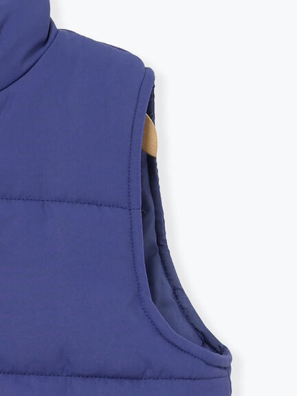 【撥水】中綿ベスト（グリーン/ネイビー）｜Samansa Mos2 Lagom（KIDS）（サマンサモスモス ラーゴム）通販