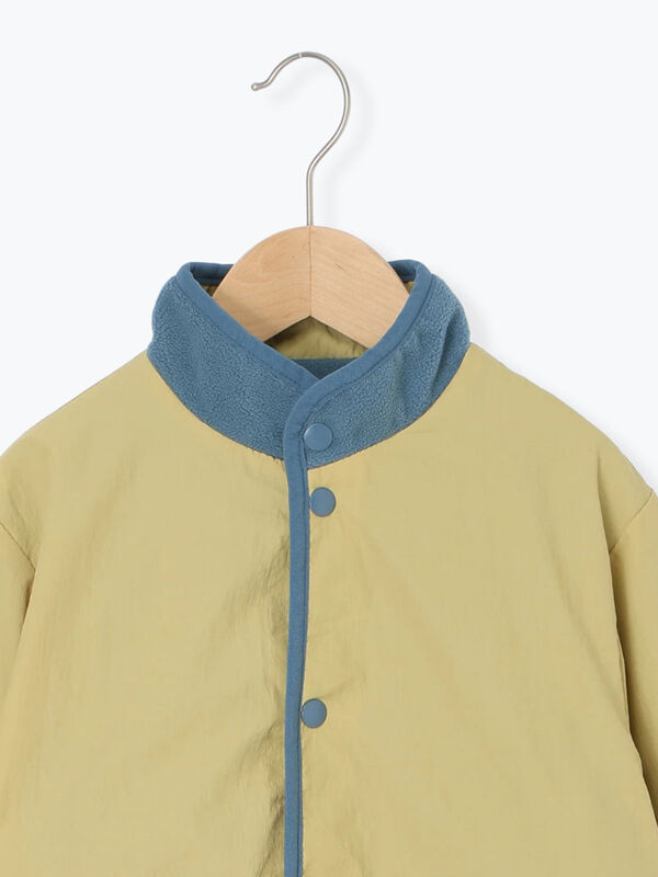 セール】 【撥水】ナイロン×フリースリバーシブルブルゾン（ピンク