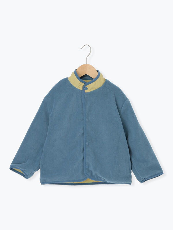 セール】 【撥水】ナイロン×フリースリバーシブルブルゾン（ピンク