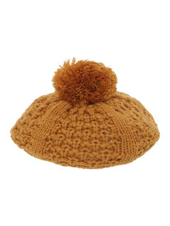 セール】 ニットベレー帽（キャメル/キナリ/アクセサリー/ハット・帽子