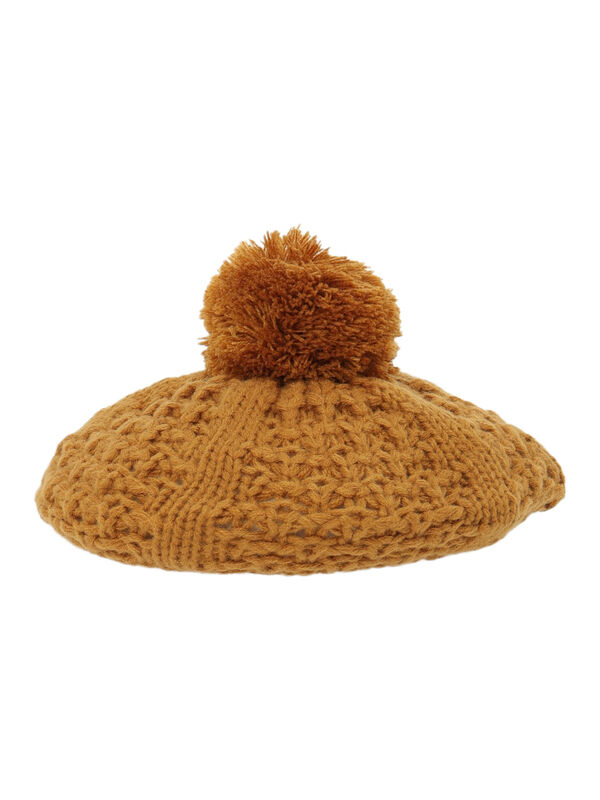 セール】 ニットベレー帽（キャメル/キナリ/アクセサリー/ハット・帽子