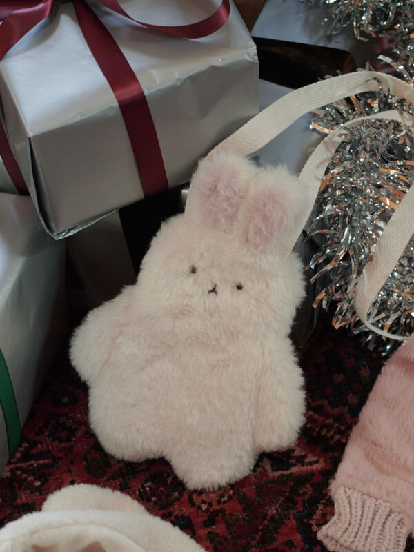 うさぎポシェット（オフホワイト/ブラウン/バッグ/バッグ・ポーチ