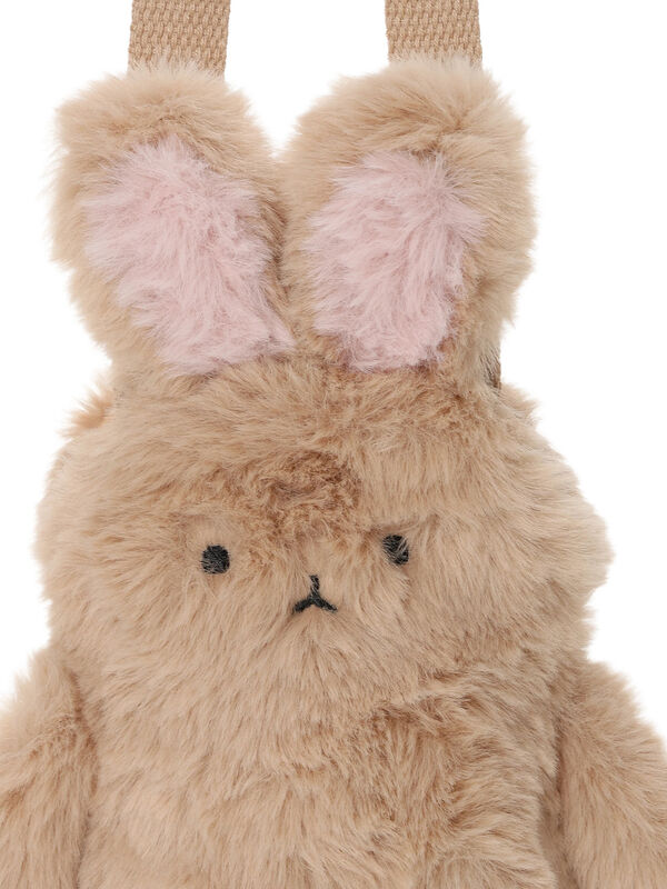 うさぎポシェット（オフホワイト/ブラウン/バッグ/バッグ・ポーチ