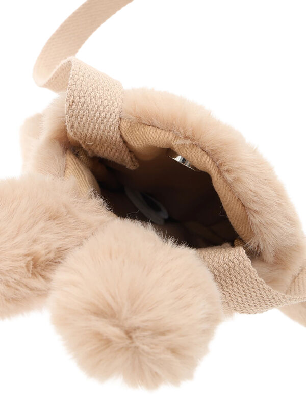 うさぎポシェット（オフホワイト/ブラウン/バッグ/バッグ・ポーチ