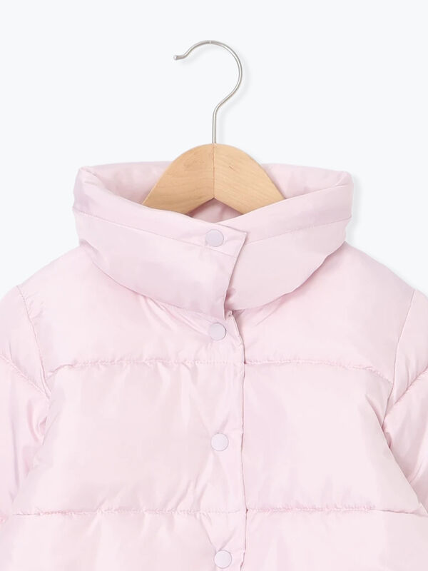 撥水】中綿スタンドカラーブルゾン（ピンク/ベージュ/アウター