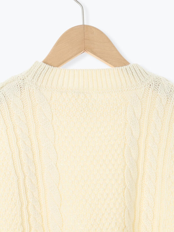 セール】 【マシンウォッシャブル】ニットベスト（モカ/キナリ