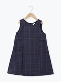 チェック柄ジャンバースカート(ネイビー)|Samansa Mos2 Lagom(KIDS)(サマンサモスモス ラーゴム)通販