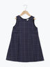 チェック柄ジャンバースカート(ネイビー)|Samansa Mos2 Lagom(KIDS)(サマンサモスモス ラーゴム)通販