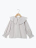 ビッグカラーブラウス(Sグレー)|Samansa Mos2 Lagom(KIDS)(サマンサモスモス ラーゴム)通販