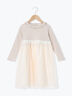 チュールドッキングワンピース（ベージュ）｜Samansa Mos2 Lagom（KIDS）（サマンサモスモス ラーゴム）通販