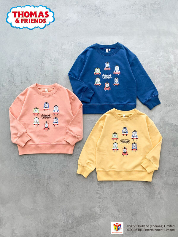 セール】 【きかんしゃトーマス】プリントトレーナー（オレンジ