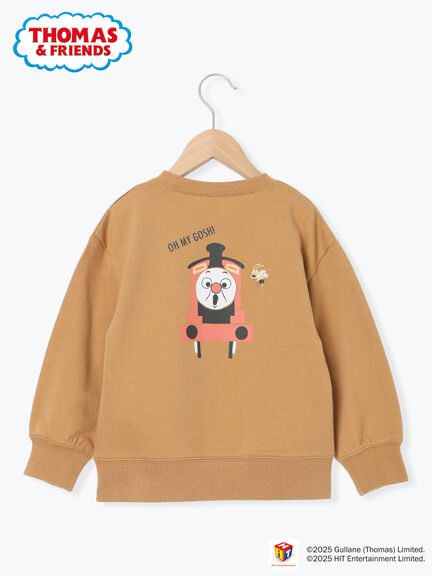 【きかんしゃトーマス】バックプリントトレーナー（キャメル/グリーン）｜Samansa Mos2 Lagom（KIDS）（サマンサモスモス ラーゴム）通販