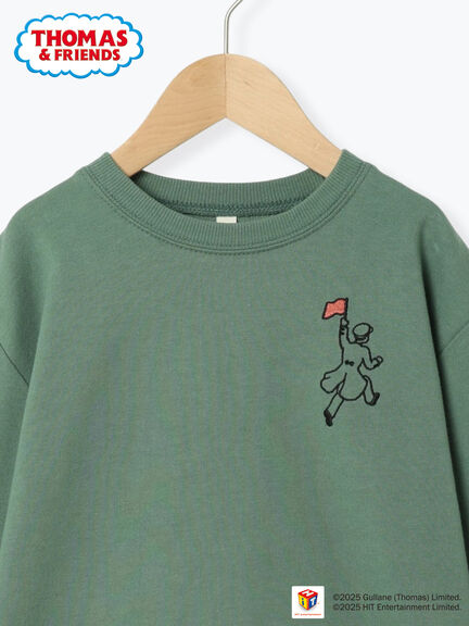 【きかんしゃトーマス】バックプリントトレーナー（キャメル/グリーン）｜Samansa Mos2 Lagom（KIDS）（サマンサモスモス ラーゴム）通販