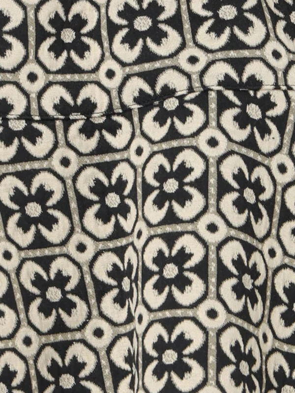 セール】 花柄ジャカードスカート(セットアップ可)（ブラック/カーキ