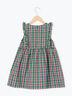 ヨークフリルチェックジャンバースカート（グリーン/ネイビー）｜Samansa Mos2 Lagom（KIDS）（サマンサモスモス ラーゴム）通販