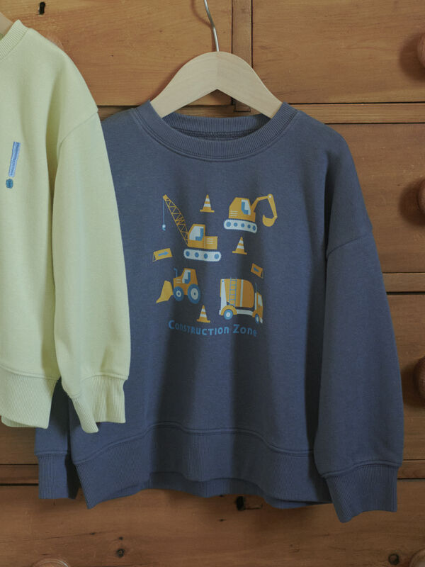 はたらく車プリントトレーナー（チャコールグレー）｜Samansa Mos2 Lagom（KIDS）（サマンサモスモス ラーゴム）通販