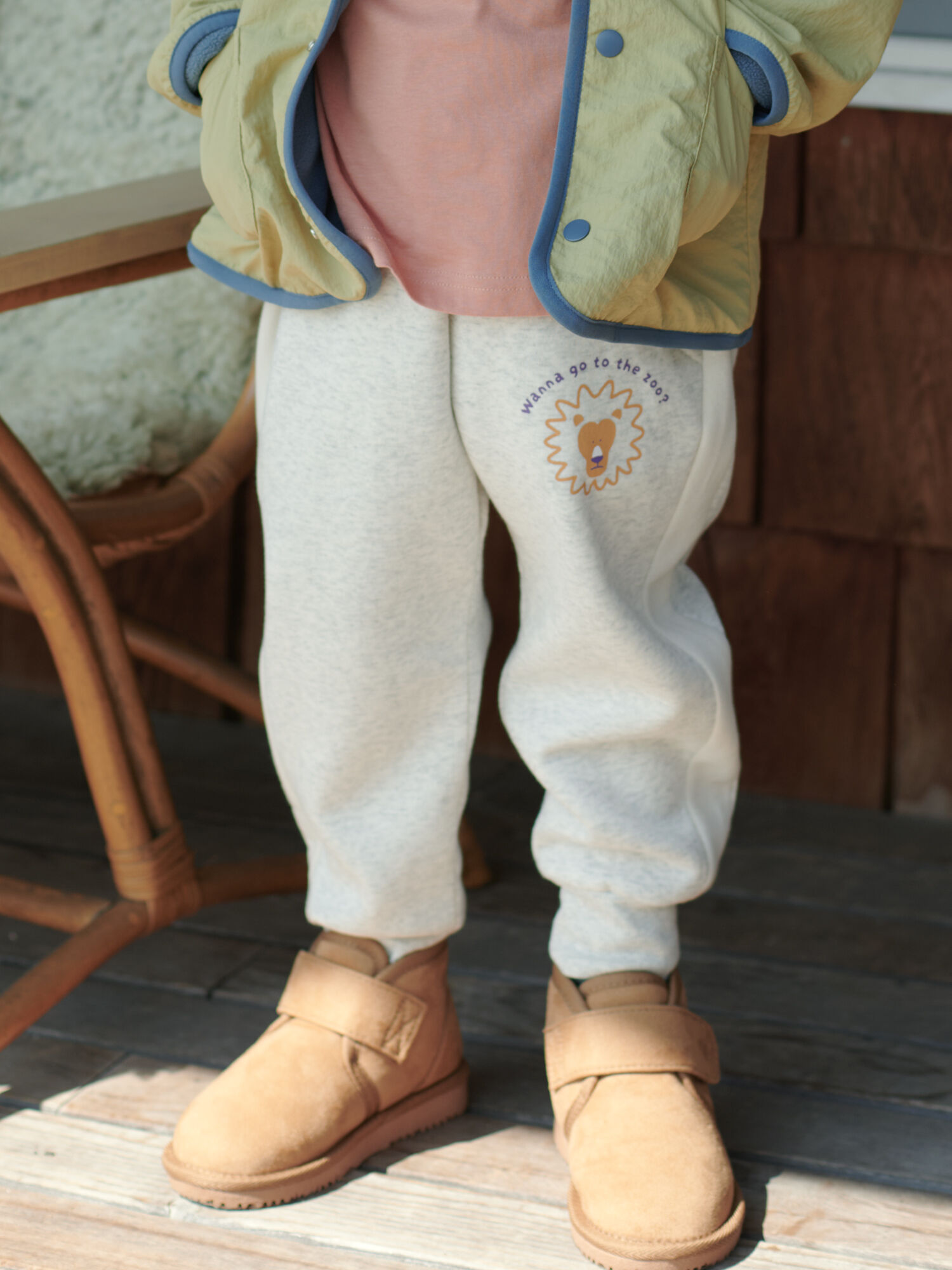 セール】 裏起毛スウェットジョグパンツ（チャコールグレー/TOP