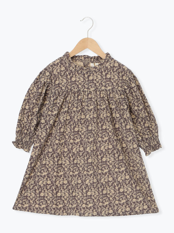 セール】 花柄ワンピース（レッド/パープル/ワンピース/ワンピース