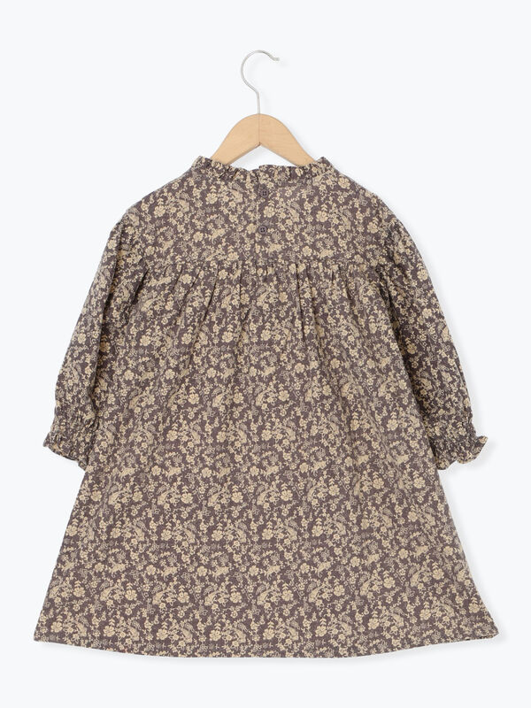 セール】 花柄ワンピース（レッド/パープル/ワンピース/ワンピース