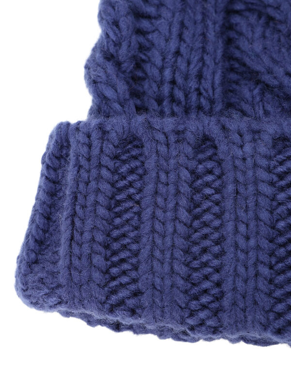 pero ペロ ニット帽 ポンポン アイボリー ネイビー pero ペロ ニット帽 ポンポン アイボリー ネイビー pero ペロ ニット帽