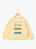 電車プリント裏起毛トレーナー（イエロー）｜Samansa Mos2 Lagom（KIDS）（サマンサモスモス ラーゴム）通販