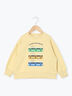 電車プリント裏起毛トレーナー（イエロー）｜Samansa Mos2 Lagom（KIDS）（サマンサモスモス ラーゴム）通販