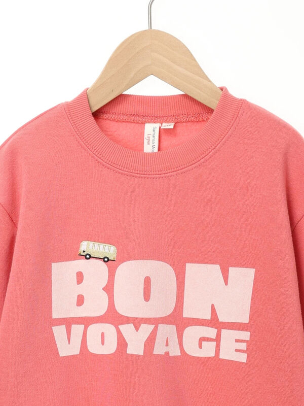 セール】 バス刺繍裏起毛トレーナー（レッド/グリーン/トップス